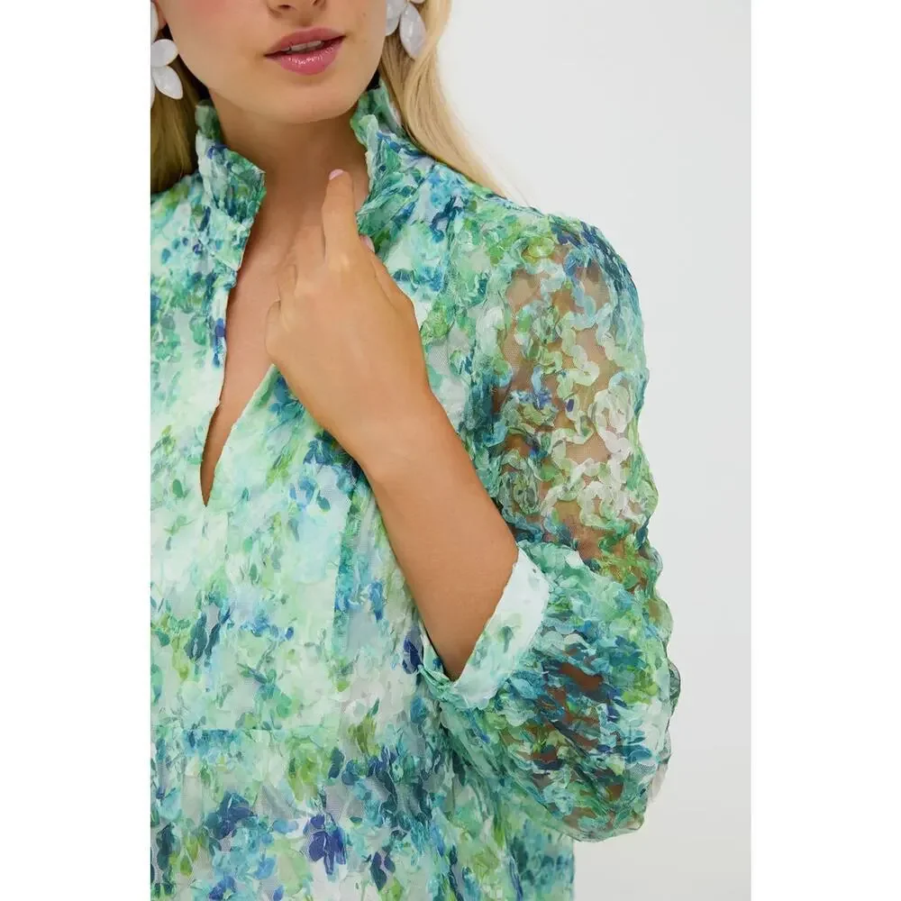 TUCKERNUCK Water Lilies Organza Palmerston Dress Size XS NWT Retail $228